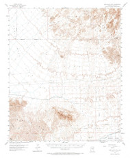 Red Bluff Mountain, Arizona 1955 (1973) USGS Old Topo Map Reprint 15x15 AZ Quad 314949