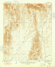 Red Hill, Arizona 1939 (1948) USGS Old Topo Map Reprint 15x15 AZ Quad 314951