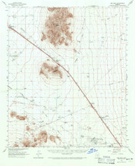 Red Rock, Arizona 1963 (1971) USGS Old Topo Map Reprint 15x15 AZ Quad 314957
