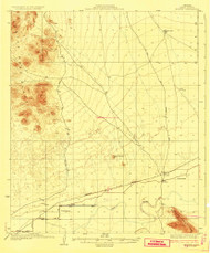Roll, Arizona 1929 (1929) USGS Old Topo Map Reprint 15x15 AZ Quad 314854