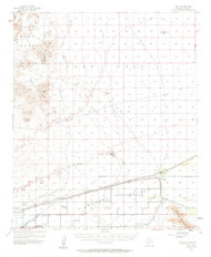 Roll, Arizona 1955 (1962) USGS Old Topo Map Reprint 15x15 AZ Quad 314975