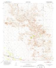 San Simon, Arizona 1950 (1950) USGS Old Topo Map Reprint 15x15 AZ Quad 315003