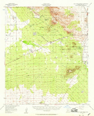 San Xavier Mission, Arizona 1957 (1958) USGS Old Topo Map Reprint 15x15 AZ Quad 315014