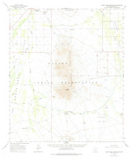 Santa Rosa Mountains, Arizona 1963 (1975) USGS Old Topo Map Reprint 15x15 AZ Quad 315017