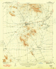 Sells, Arizona 1943 (1948) USGS Old Topo Map Reprint 15x15 AZ Quad 315021