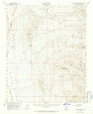 Senator Mountain, Arizona 1960 (1966) USGS Old Topo Map Reprint 15x15 AZ Quad 315023