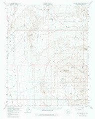 Senator Mountain, Arizona 1960 (1983) USGS Old Topo Map Reprint 15x15 AZ Quad 315025