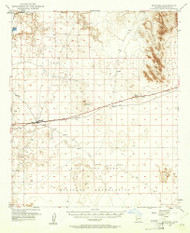 Sentinel, Arizona 1949 (1961) USGS Old Topo Map Reprint 15x15 AZ Quad 315026