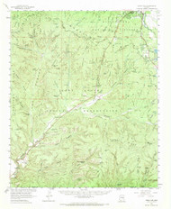 Show Low, Arizona 1961 (1972) USGS Old Topo Map Reprint 15x15 AZ Quad 315040
