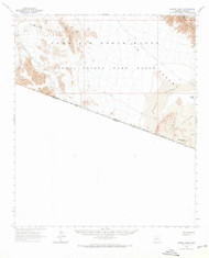 Sierra Arida, Arizona 1965 (1966) USGS Old Topo Map Reprint 15x15 AZ Quad 315041