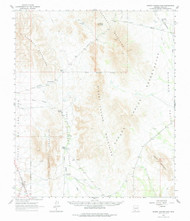 Sikort Chuapo Mountains, Arizona 1963 (1977) USGS Old Topo Map Reprint 15x15 AZ Quad 315049