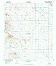 Silver Bell Peak, Arizona 1959 (1982) USGS Old Topo Map Reprint 15x15 AZ Quad 315052