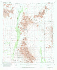 Silver Reef Mountains, Arizona 1963 (1972) USGS Old Topo Map Reprint 15x15 AZ Quad 315055