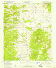 Simmins, Arizona 1947 (1958) USGS Old Topo Map Reprint 15x15 AZ Quad 315056