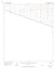 South Of Yuma, Arizona 1964 (1966) USGS Old Topo Map Reprint 15x15 AZ Quad 315065