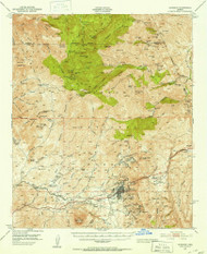 Superior, Arizona 1948 (1953) USGS Old Topo Map Reprint 15x15 AZ Quad 315085