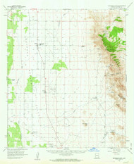 Swisshelm Mountain, Arizona 1958 (1963) USGS Old Topo Map Reprint 15x15 AZ Quad 315089