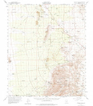 Tortolita Mountains, Arizona 1959 (1985) USGS Old Topo Map Reprint 15x15 AZ Quad 315113
