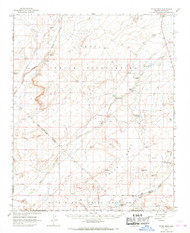 Tovar Mesa, Arizona 1966 (1968) USGS Old Topo Map Reprint 15x15 AZ Quad 315116