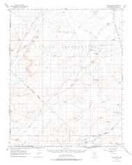 Tovar Mesa, Arizona 1966 (1976) USGS Old Topo Map Reprint 15x15 AZ Quad 315117