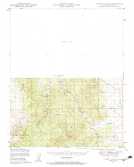 Turkey Canyon, Arizona 1947 (1959) USGS Old Topo Map Reprint 15x15 AZ Quad 315135