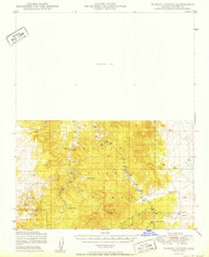 Turkey Canyon, Arizona 1950 (1950) USGS Old Topo Map Reprint 15x15 AZ Quad 315136