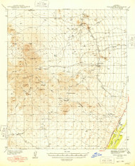 Twin Buttes, Arizona 1948 (1948) USGS Old Topo Map Reprint 15x15 AZ Quad 315140