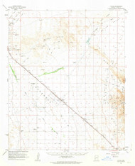 Utting, Arizona 1962 (1963) USGS Old Topo Map Reprint 15x15 AZ Quad 315145