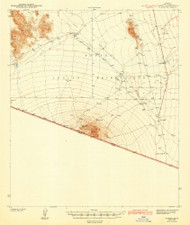 Vamori, Arizona 1943 (1943) USGS Old Topo Map Reprint 15x15 AZ Quad 315154
