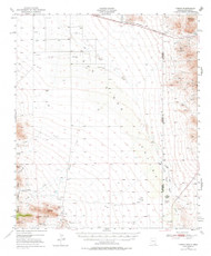 Vanar, Arizona 1950 (1978) USGS Old Topo Map Reprint 15x15 AZ Quad 315157