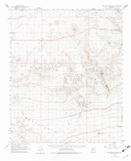 Vulture Mountains, Arizona 1961 (1983) USGS Old Topo Map Reprint 15x15 AZ Quad 315168