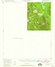 Wagoner, Arizona 1947 (1959) USGS Old Topo Map Reprint 15x15 AZ Quad 315169