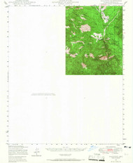 Wagoner, Arizona 1947 (1967) USGS Old Topo Map Reprint 15x15 AZ Quad 315170