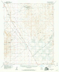 White Hills, Arizona 1960 (1961) USGS Old Topo Map Reprint 15x15 AZ Quad 315179