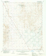 White Hills, Arizona 1960 (1966) USGS Old Topo Map Reprint 15x15 AZ Quad 315178