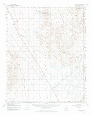 White Hills, Arizona 1960 (1980) USGS Old Topo Map Reprint 15x15 AZ Quad 315180