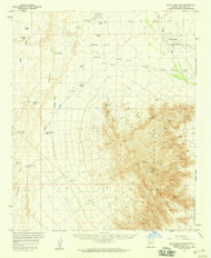 White Tank Mountains, Arizona 1957 (1959) USGS Old Topo Map Reprint 15x15 AZ Quad 315182