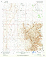 White Tank Mountains, Arizona 1957 (1965) USGS Old Topo Map Reprint 15x15 AZ Quad 315181