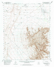 White Tank Mountains, Arizona 1957 (1976) USGS Old Topo Map Reprint 15x15 AZ Quad 315183
