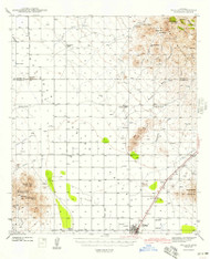 Willcox, Arizona 1943 (1943) USGS Old Topo Map Reprint 15x15 AZ Quad 315184