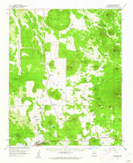 Williams, Arizona 1960 (1961) USGS Old Topo Map Reprint 15x15 AZ Quad 315188