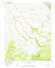 Yellowstone Canyon, Arizona 1955 (1973) USGS Old Topo Map Reprint 15x15 AZ Quad 315207