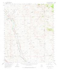 York Valley, Arizona 1959 (1982) USGS Old Topo Map Reprint 15x15 AZ Quad 315210