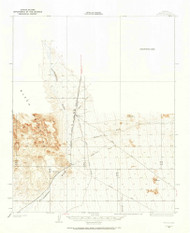 Yucca, Arizona 1927 (1965) USGS Old Topo Map Reprint 15x15 AZ Quad 315213