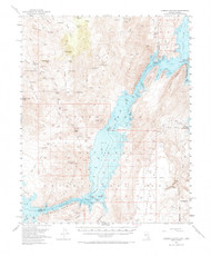 Iceberg Canyon, Nevada 1953 (1974) USGS Old Topo Map Reprint 15x15 AZ Quad 321001