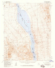 Spirit Mountain, Nevada 1959 (1960) USGS Old Topo Map Reprint 15x15 AZ Quad 321321