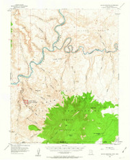 Navajo Mountain, Utah 1953 (1963) USGS Old Topo Map Reprint 15x15 AZ Quad 250926