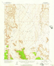 Oljato, Utah 1952 (1957) USGS Old Topo Map Reprint 15x15 AZ Quad 251101