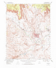 Saint George, Utah 1954 (1985) USGS Old Topo Map Reprint 15x15 AZ Quad 252044