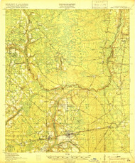 Macclenny, Florida 1918 () USGS Old Topo Map Reprint 15x15 GA Quad 347298